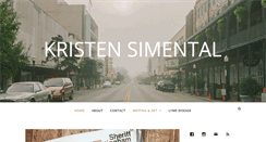 Desktop Screenshot of kristensimental.com